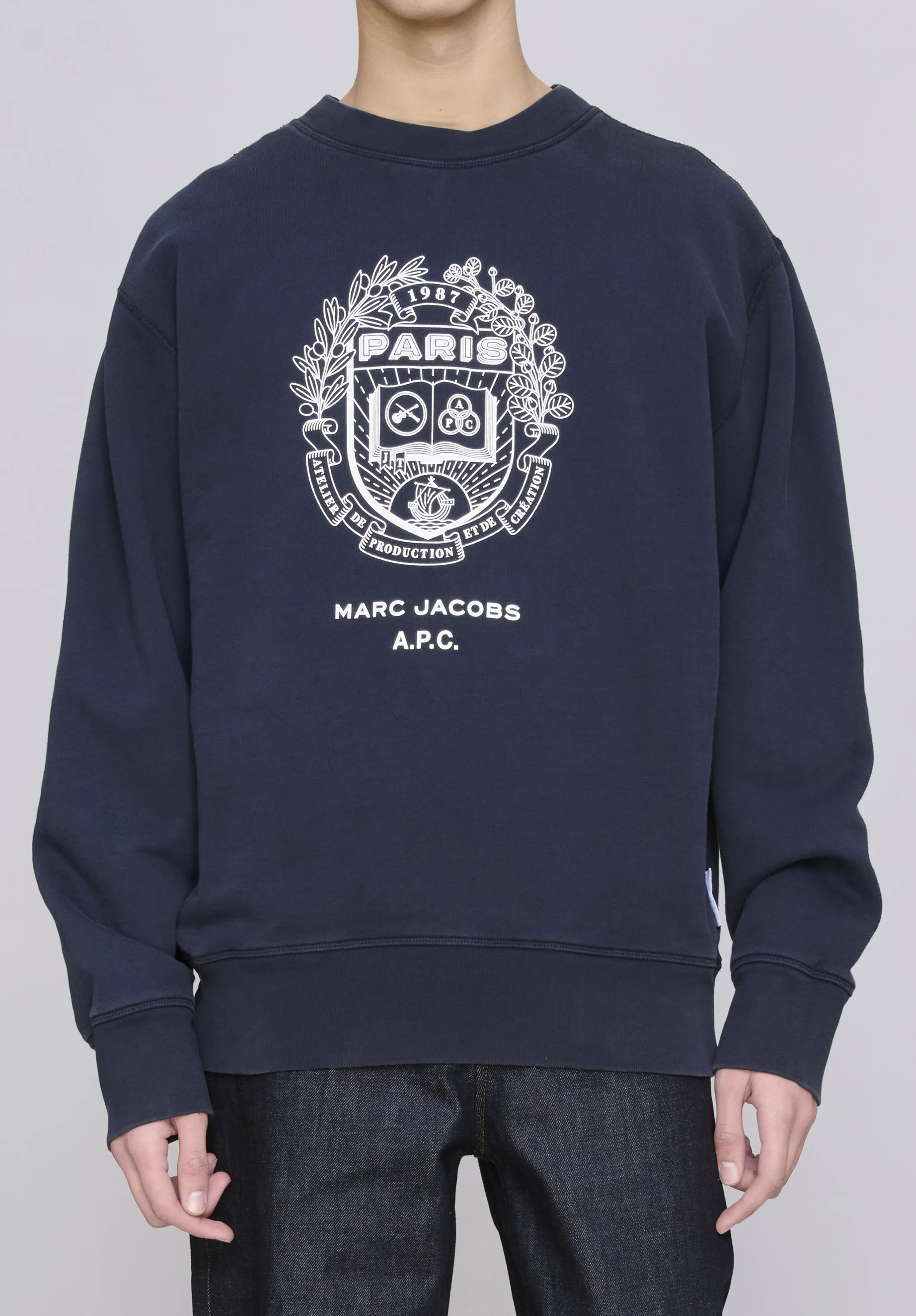 A.P.C. x Marc Jacobs. The Mens Paris Crewneck - Image 4