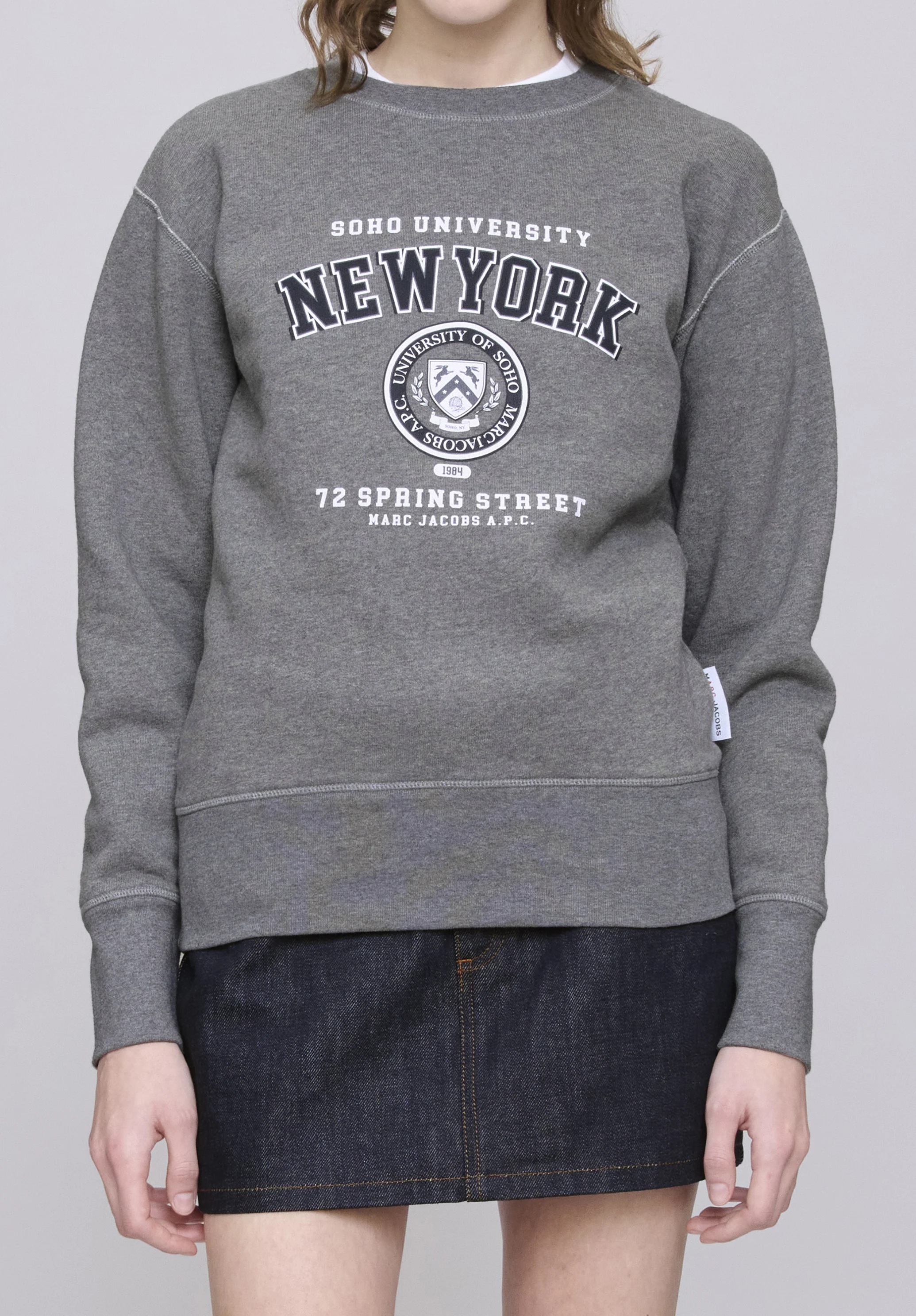 A.P.C. x Marc Jacobs. The Shrunken NY Crewneck - Image 4