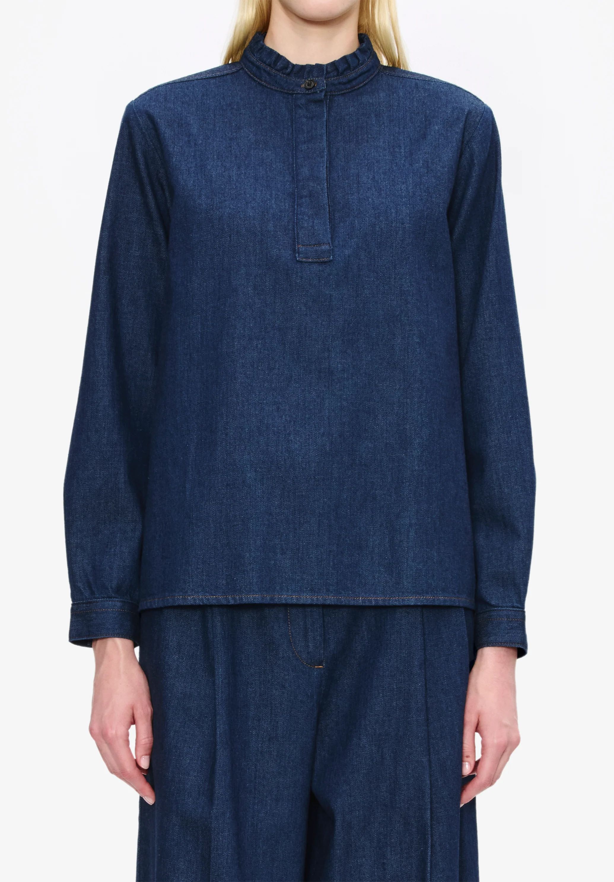 Blouse col à volant - Image 4