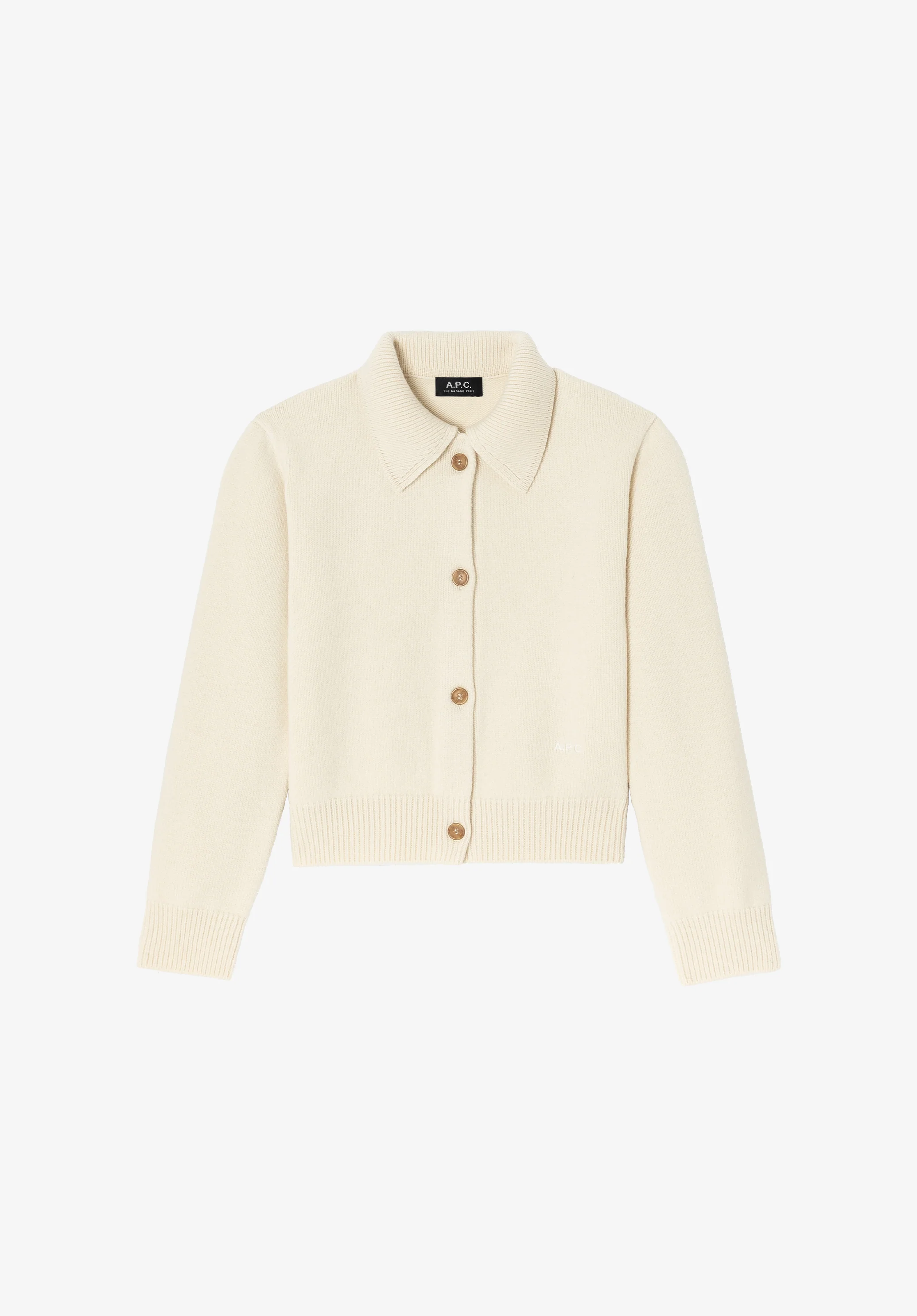 Cardigan polo uni