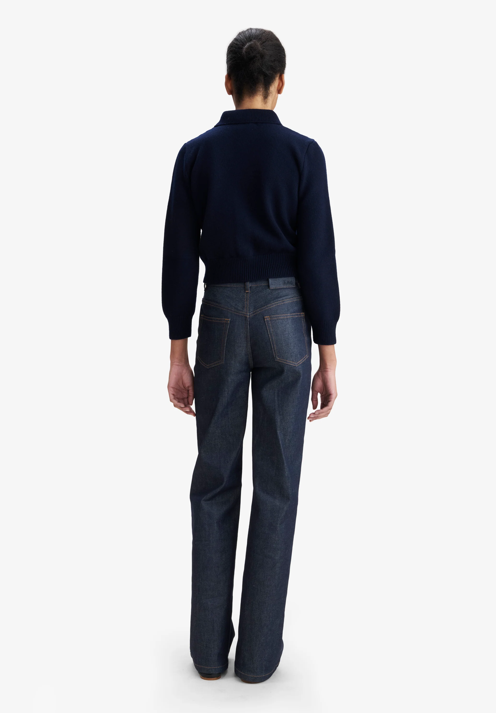 Cardigan polo uni - Image 3