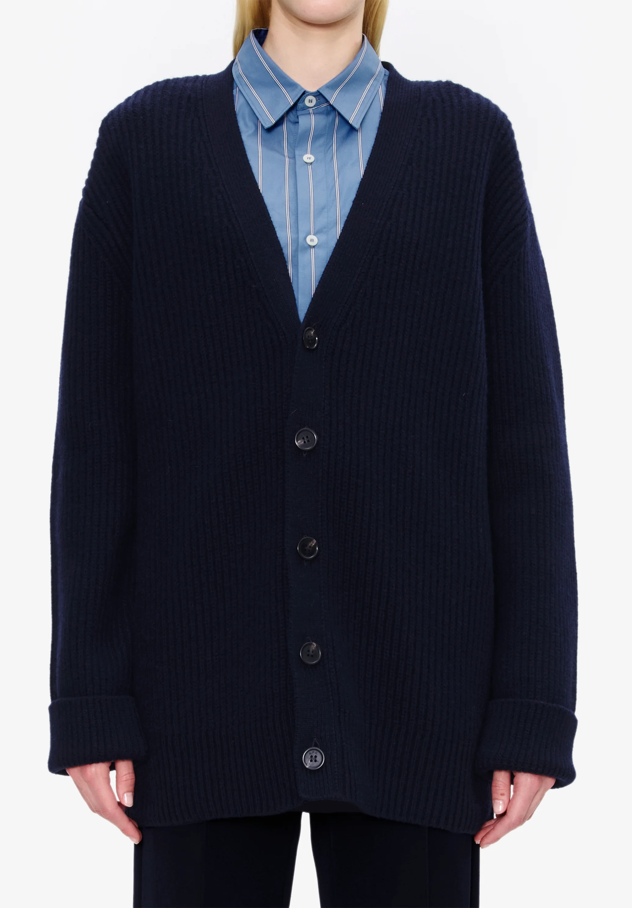 Cardigan unisexe laine et cachemire - Image 3