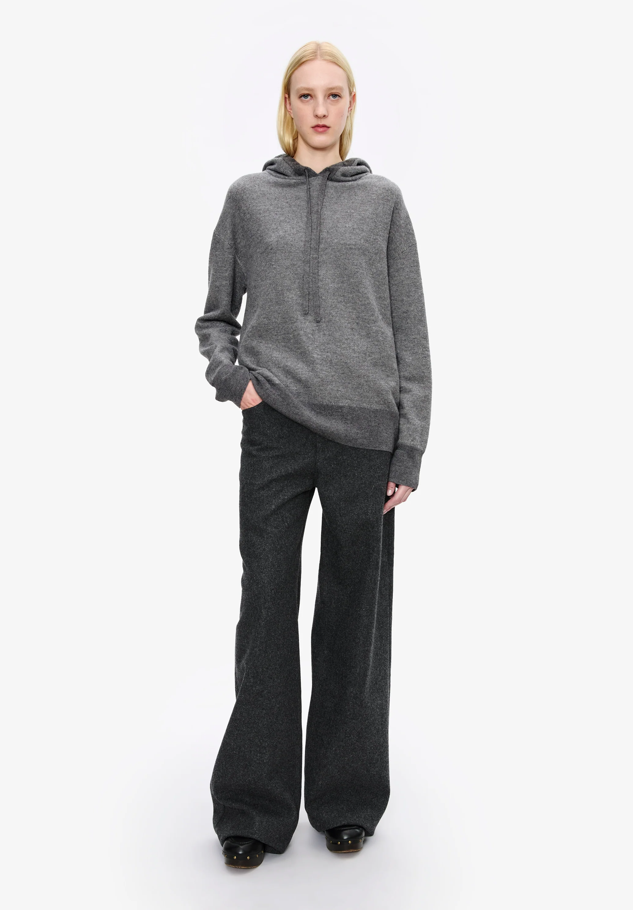 Hoodie unisexe en laine. - Image 4
