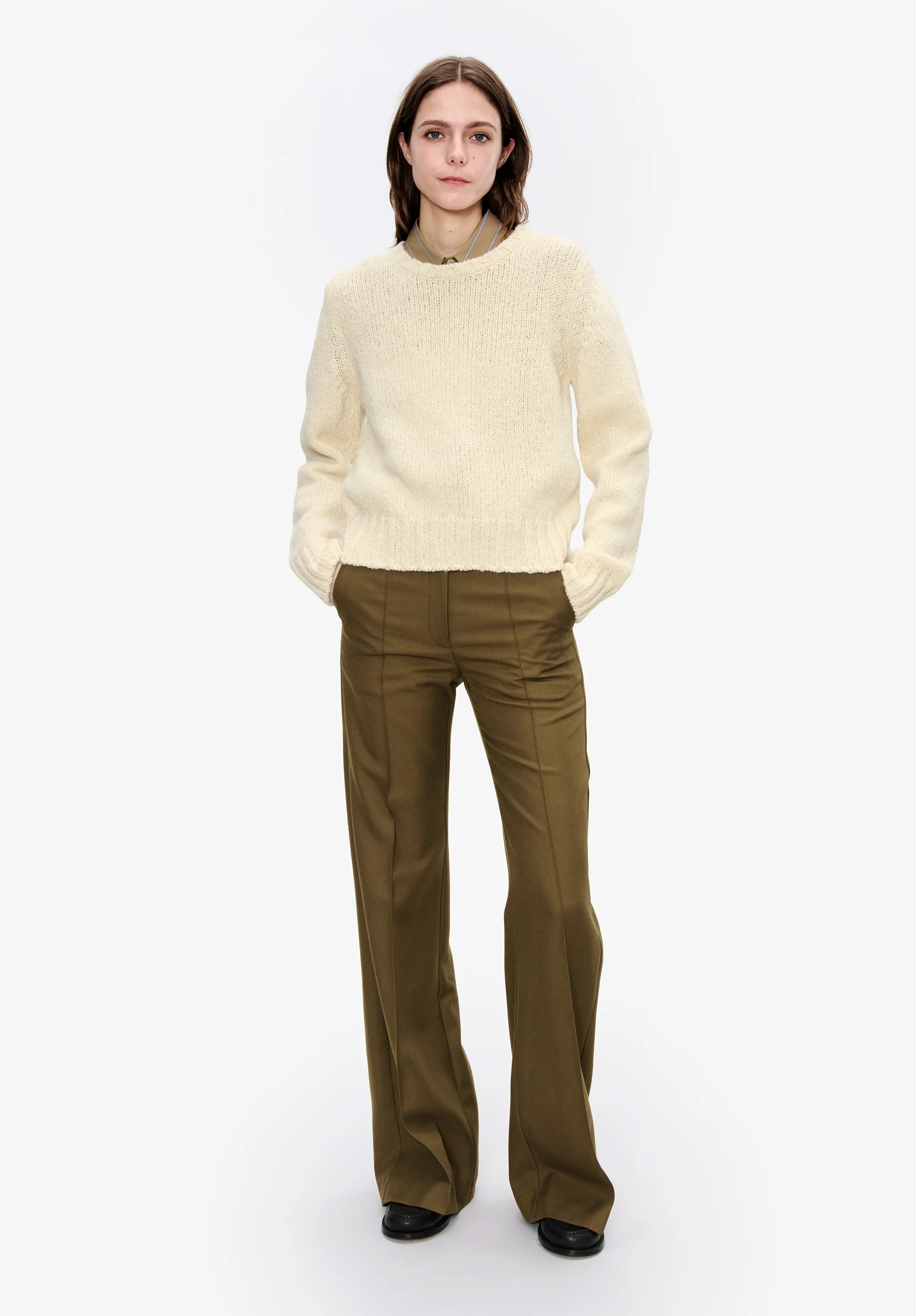 Pantalon droit à plis - Image 2
