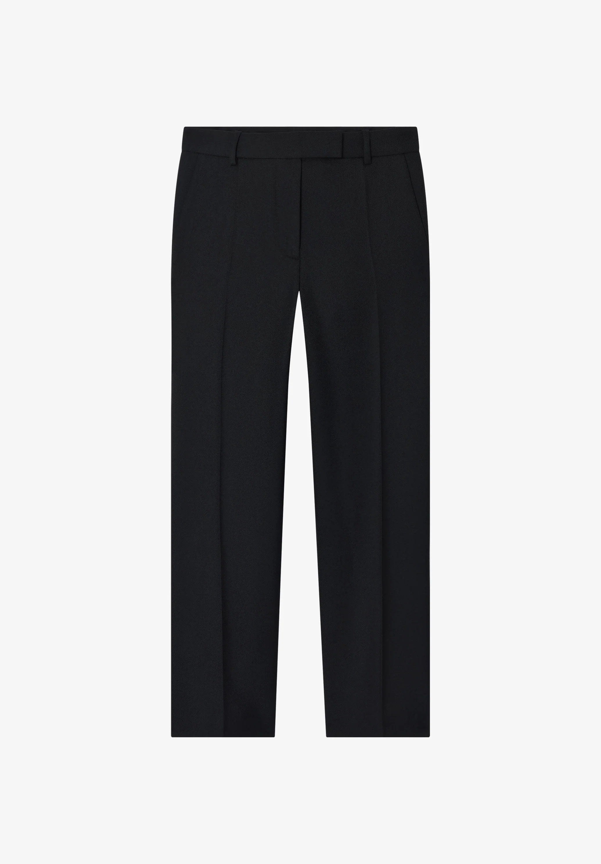 Pantalon droit à plis