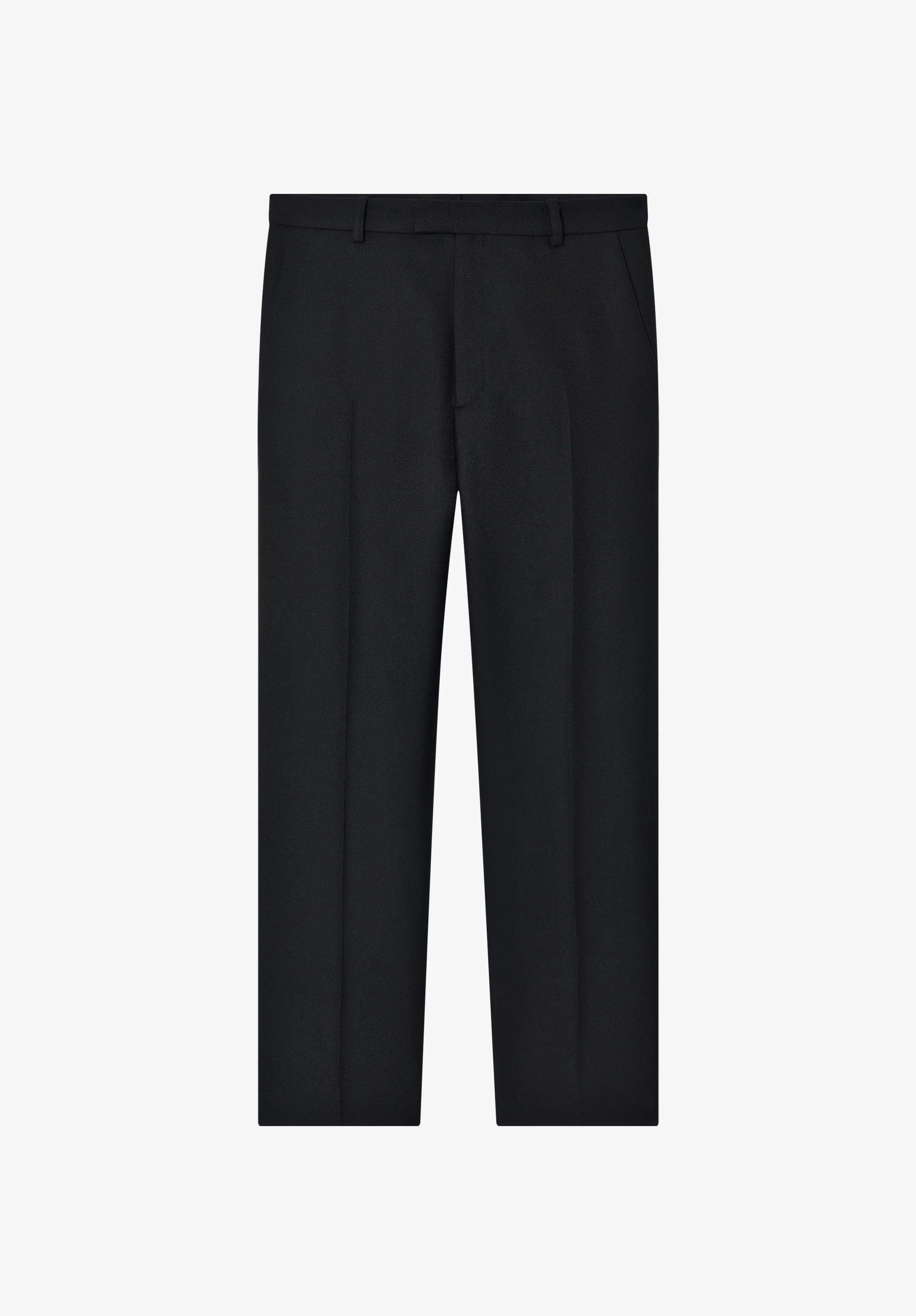 Pantalon droit et ample à plis