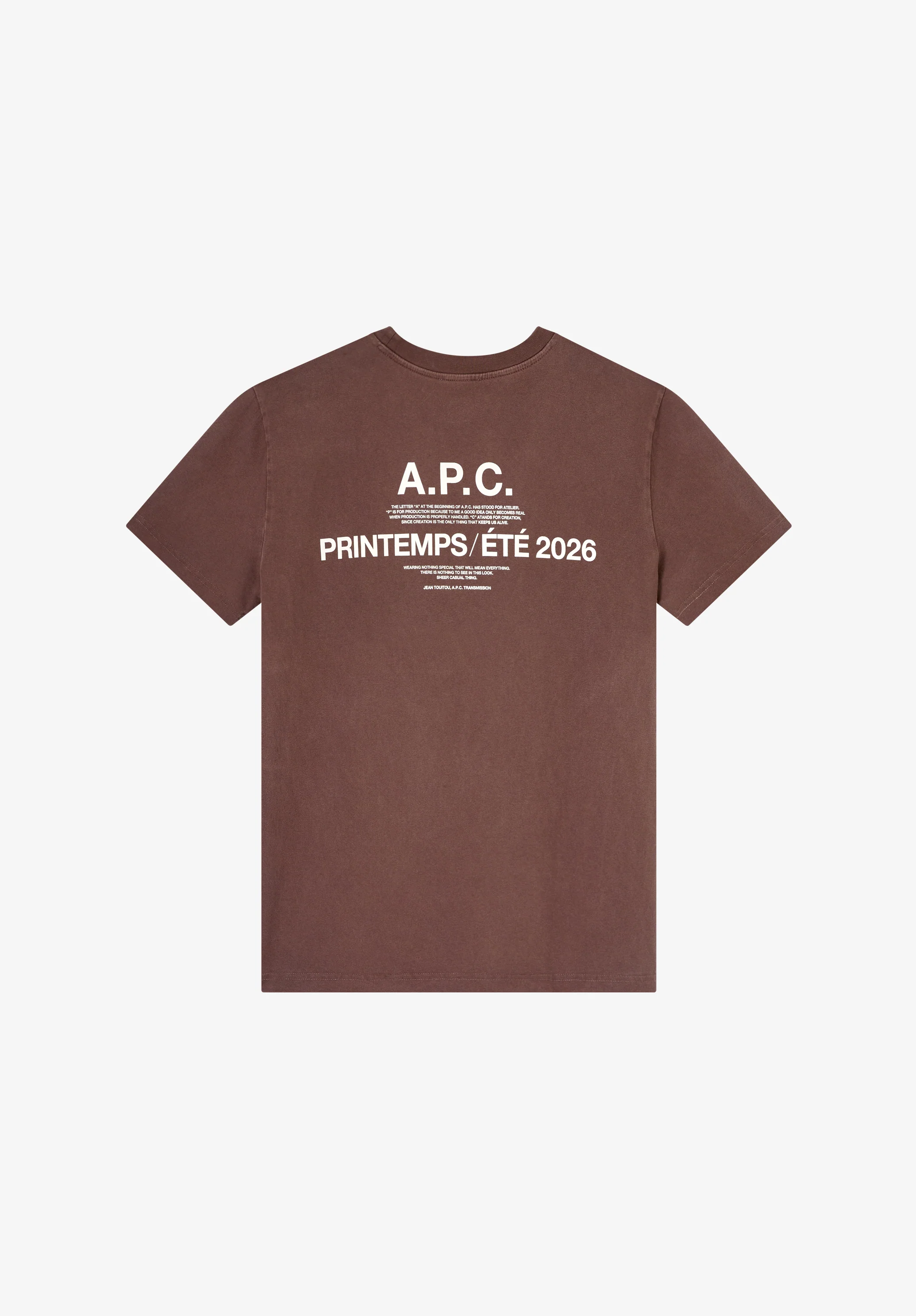 T-Shirt A.P.C. Printemps 26 - Image 2