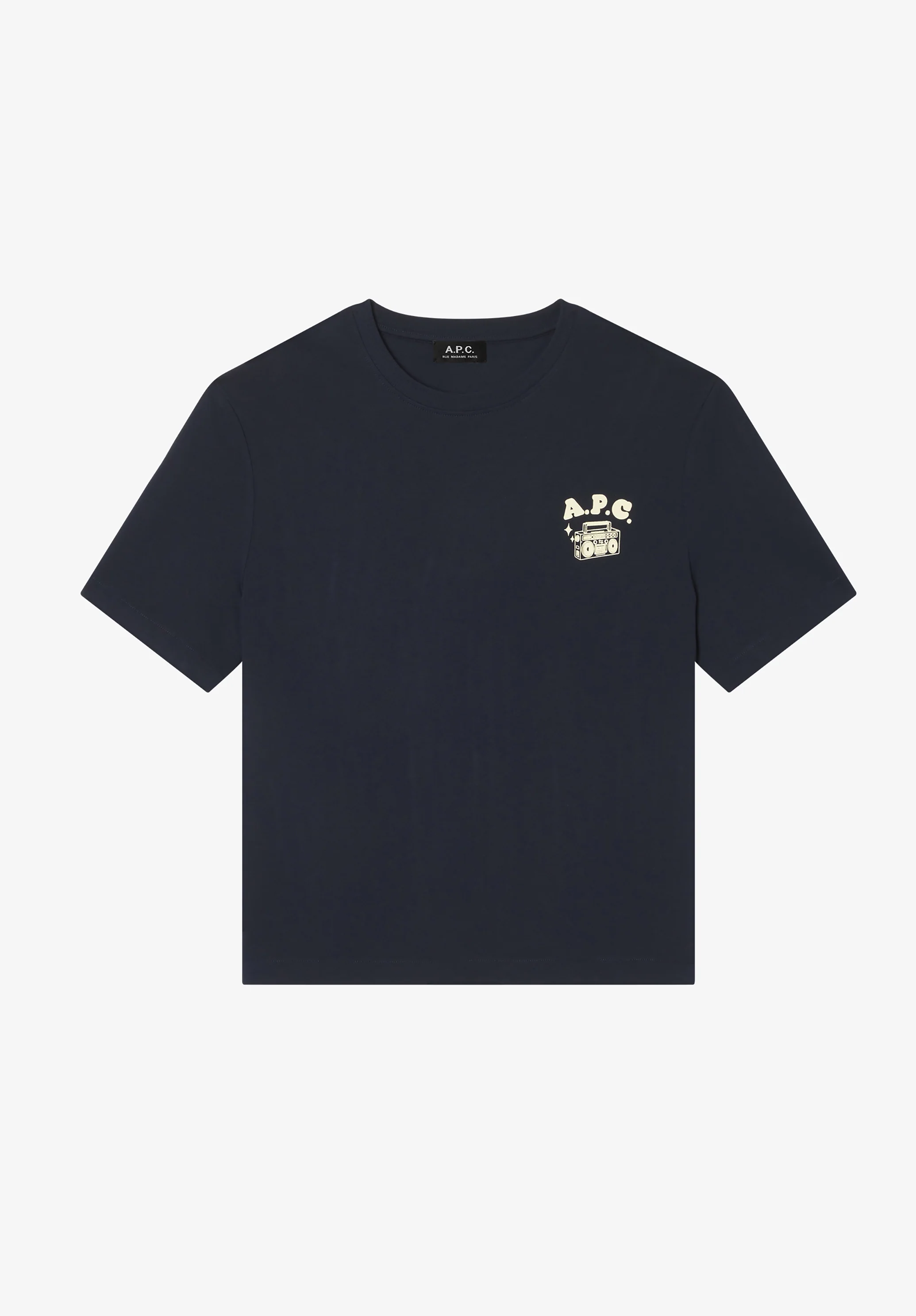t-shirt boxy disco f - GOTS