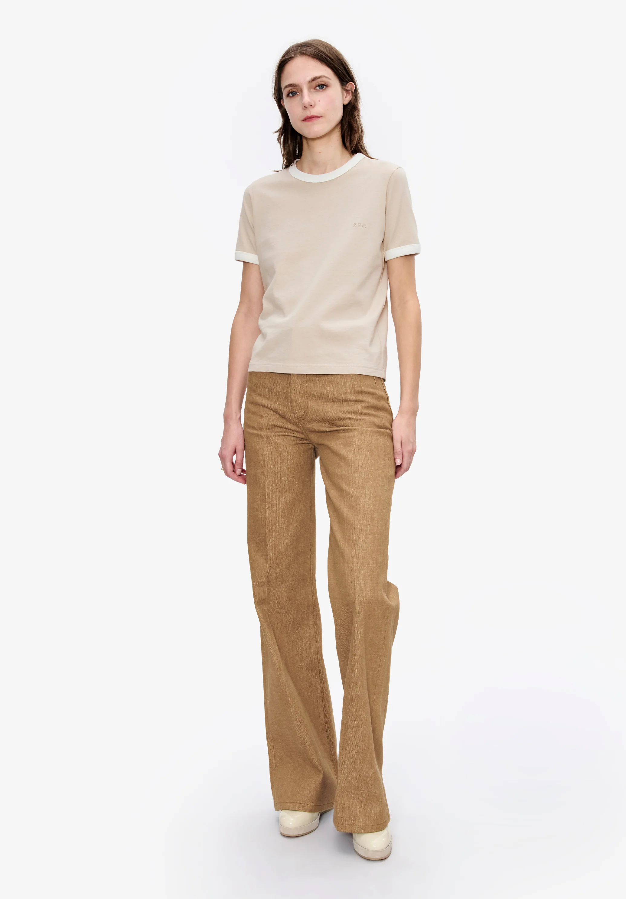 T-shirt ringer crop - Image 2