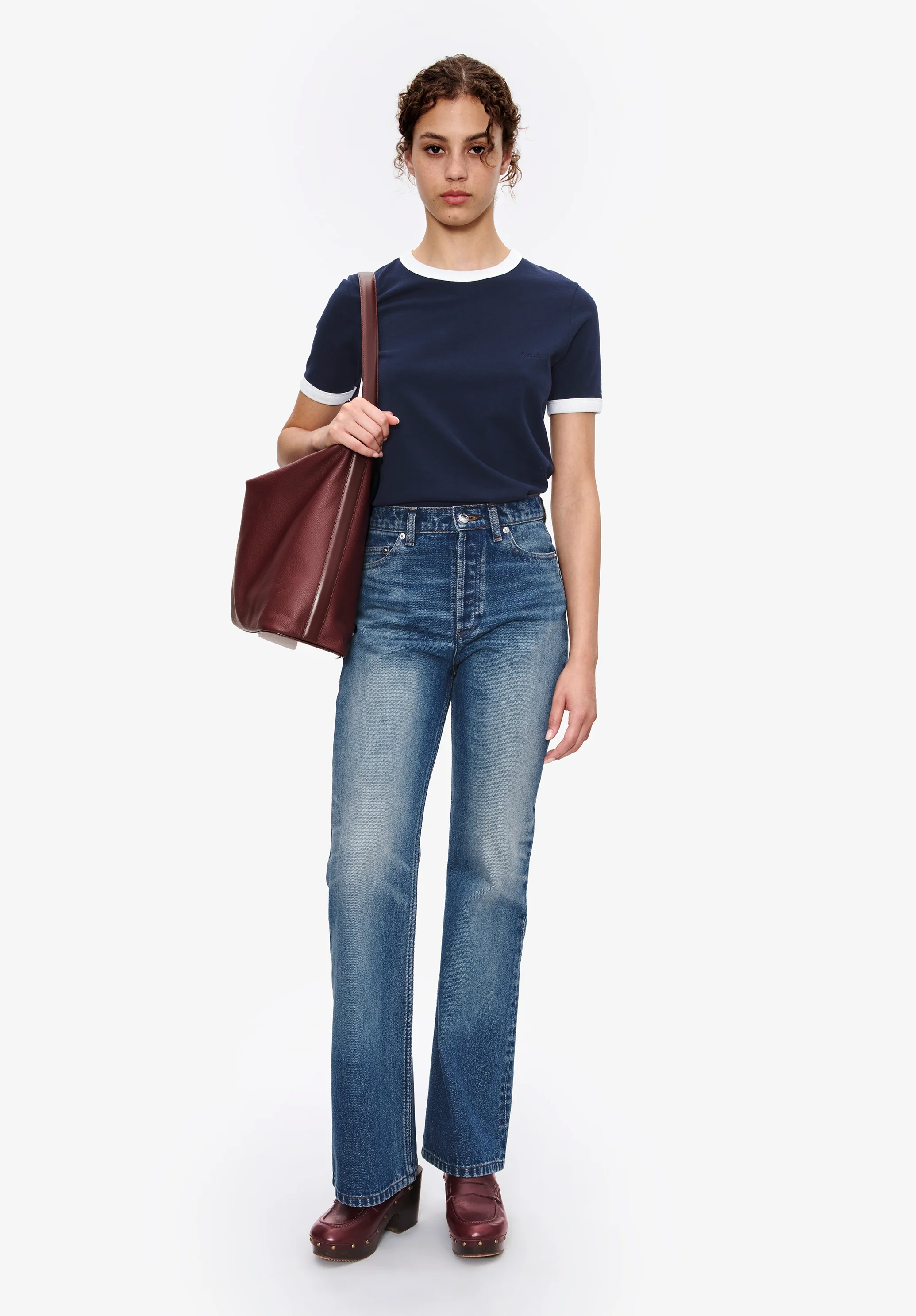 T-shirt ringer crop - Image 2