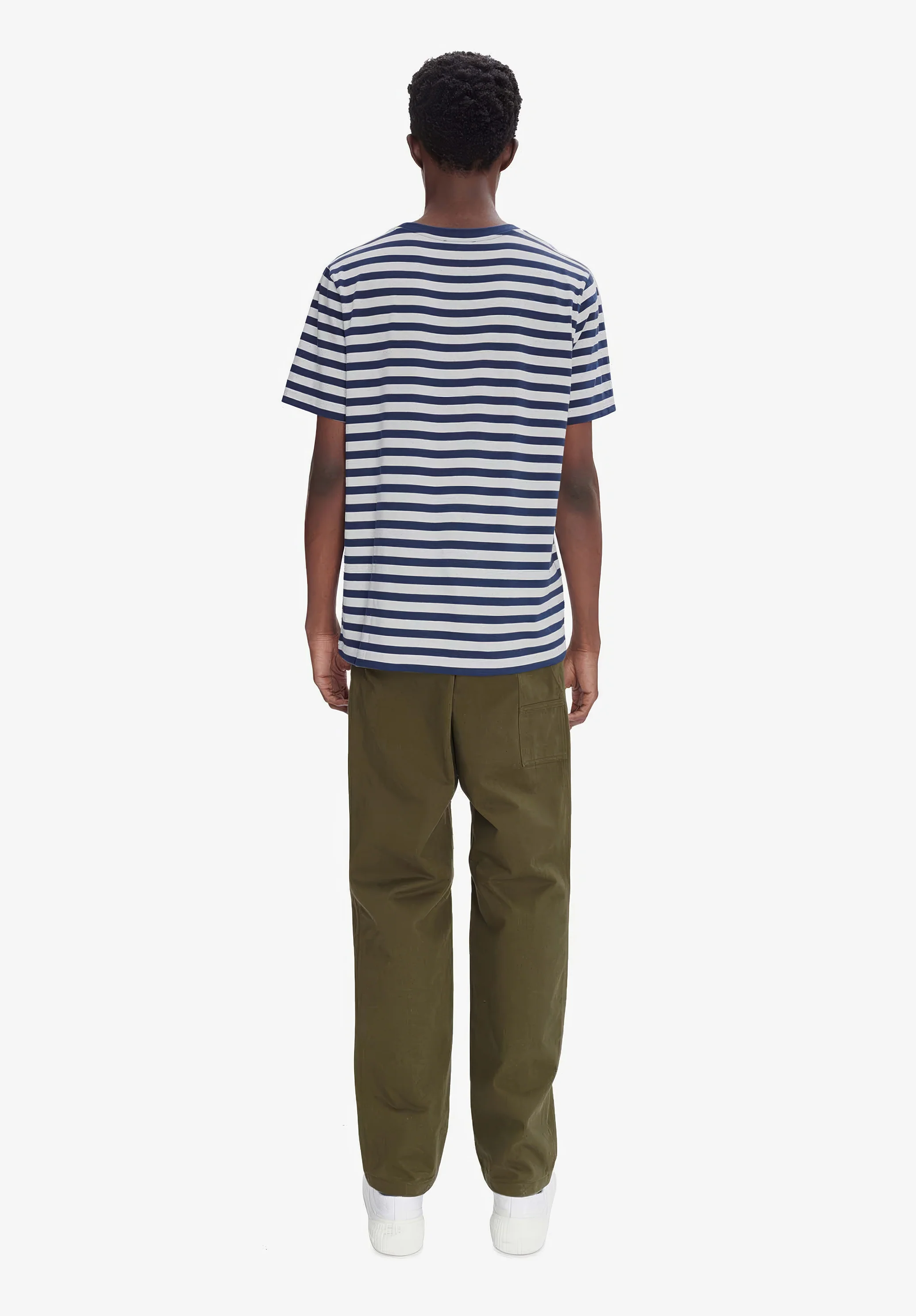 T-Shirt Standard A.P.C. Brodé Rayé Unisexe - Image 3